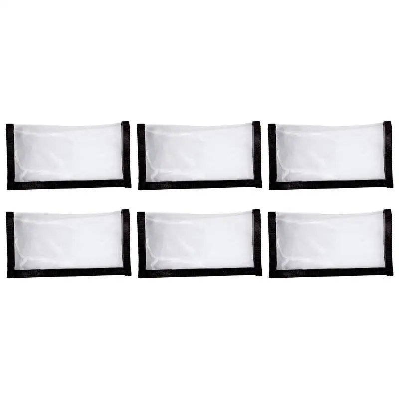 

Fishing Hook Bag 6Pcs Bait Organizers Bait Storage Protector Jigs Storage Bag Portable Fishing Gear Accessories Storage