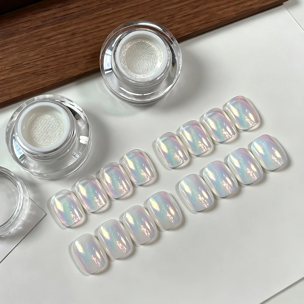 1個入り エア クッション オーロラ イリデッセント ネイル - Nail Glitter Chrome のレビューと価格