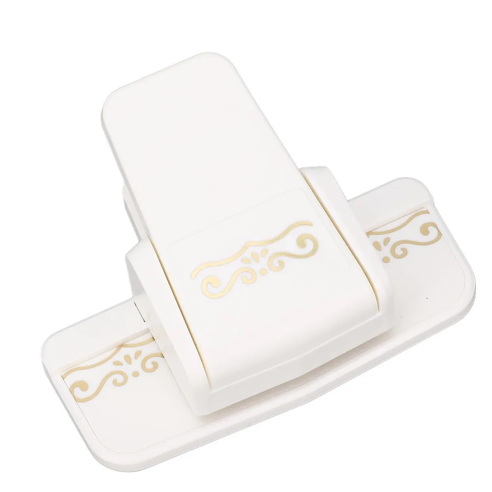 Multifunctional Border Paper Punch Ergonomic Handle Fine Design Lace Embossing Punch Metal Cutter Blade Handheld