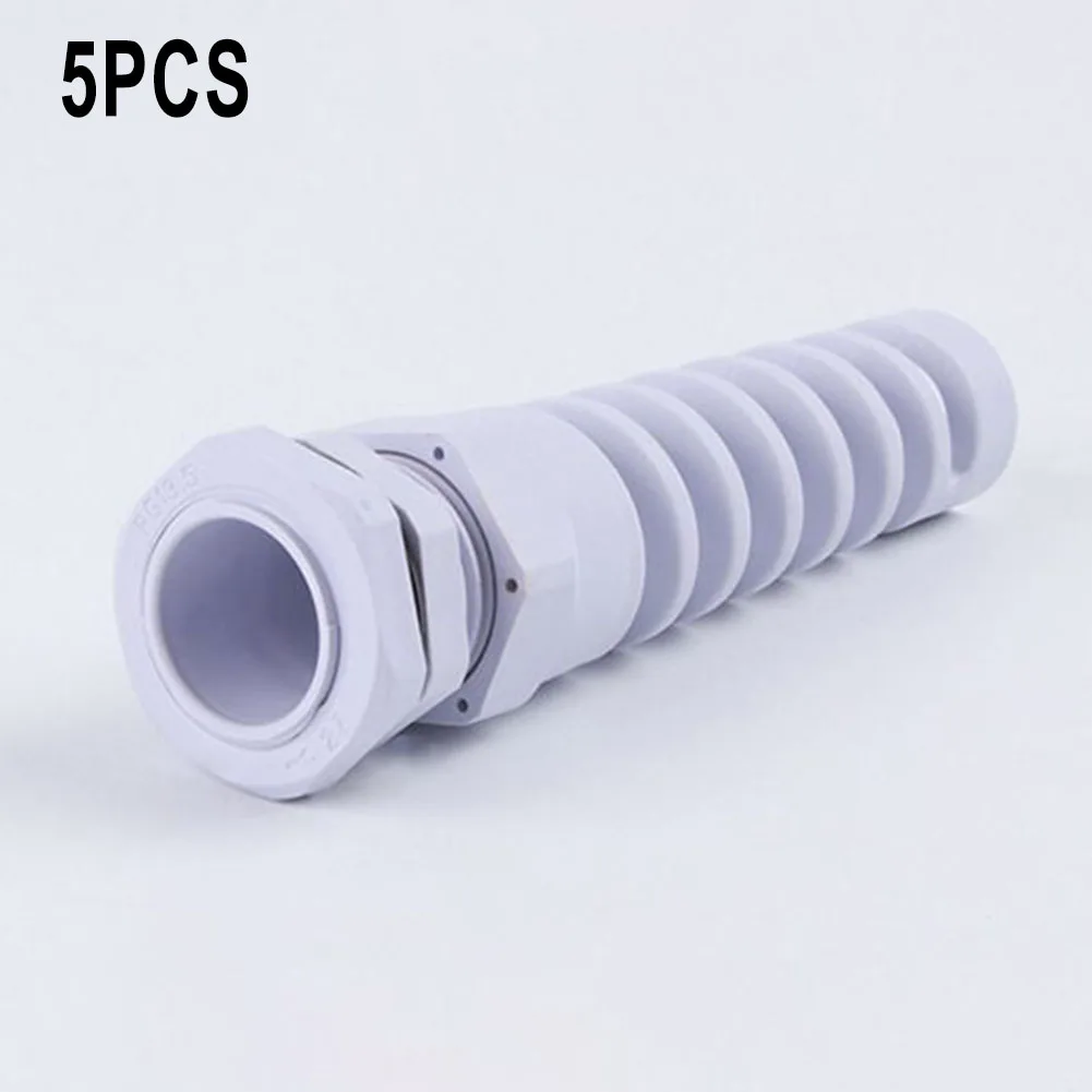 For Fixing Cables Cable Connectors Cable Glands For Mechanical Control Boxes 5pcs Easy To Tighten PG7 M12/PG9 M16/PG11 Plastic