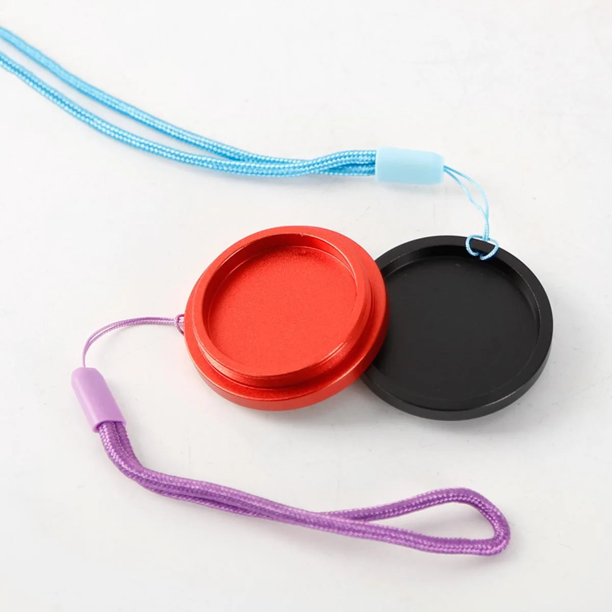 M42x0.75 Male Thread Metal Dust Cap Telescope Protective Cover with Anti Lost Lanyard for Extension Tube Astronomy Accessories