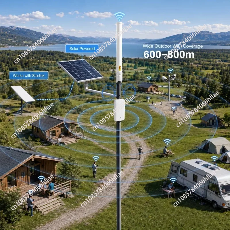 BE3600 WiFi 7 Outdoor Access Point 3600Mbps 600-800m Omnidirectional Antenna PoE Gigabit Wireless AP /WiFi Hotspot