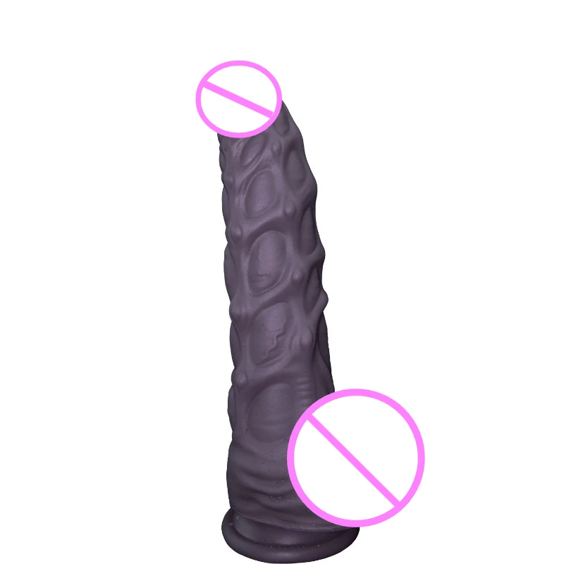 Large long size soft silicone dildo texture adult personal female body massage