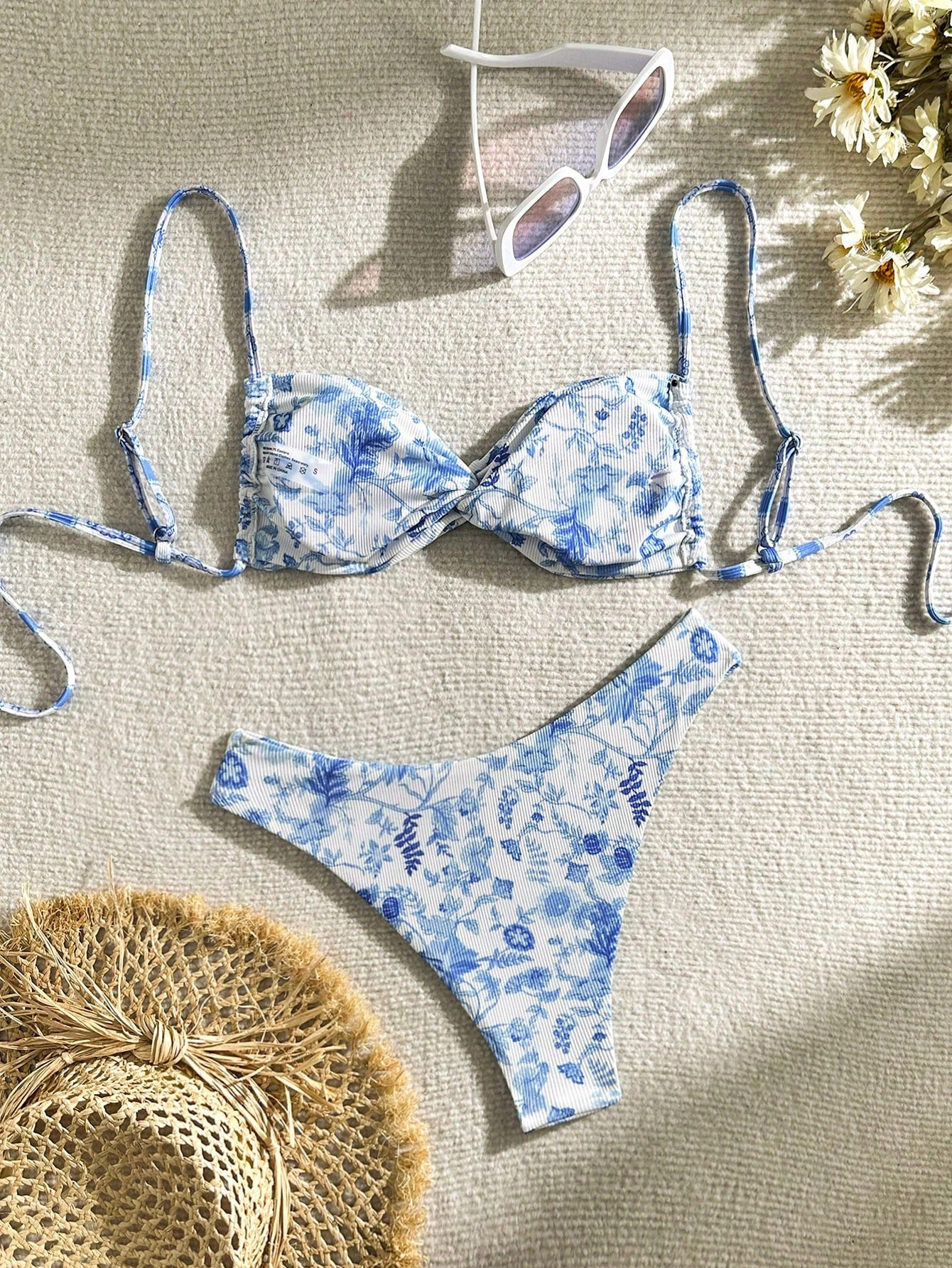 printed bikini beach swimwear is perfect for relaxing at the beach