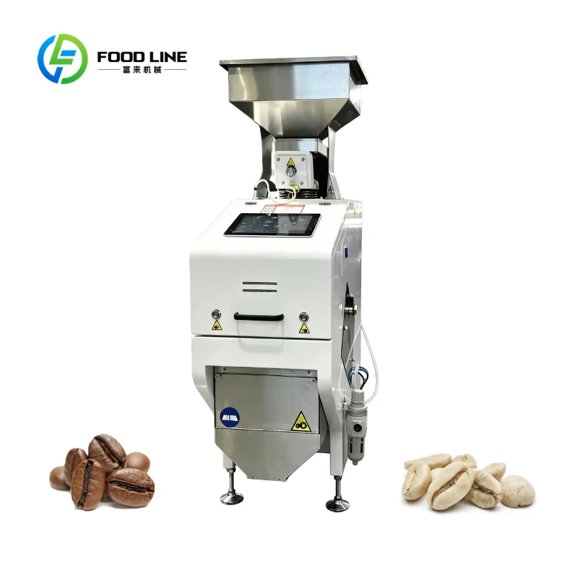 Customized Coffee Beans Color Sorter Machinery Capacity 99.99% Coffee Bean Colour Sorting Machine Color Separator