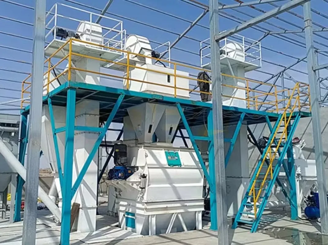 Complete 1-2t/h Animal Feed Pellet Line Chicken Sheep Cow Grinding Mixing Pelleting Cooling Turnkey Project OEM Customized