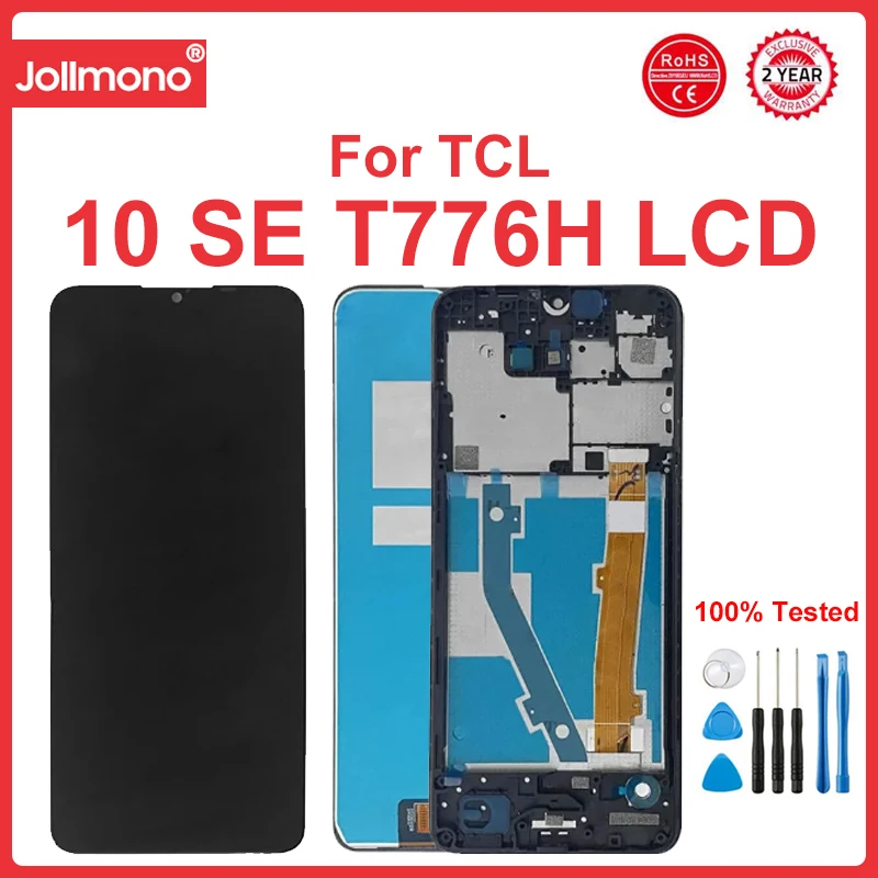 

Display For TCL 10 SE LCD T766H T766J T766U T776S EEA Touch Panel Screen Digitizer For TCL 10SE Display LCD With Frame