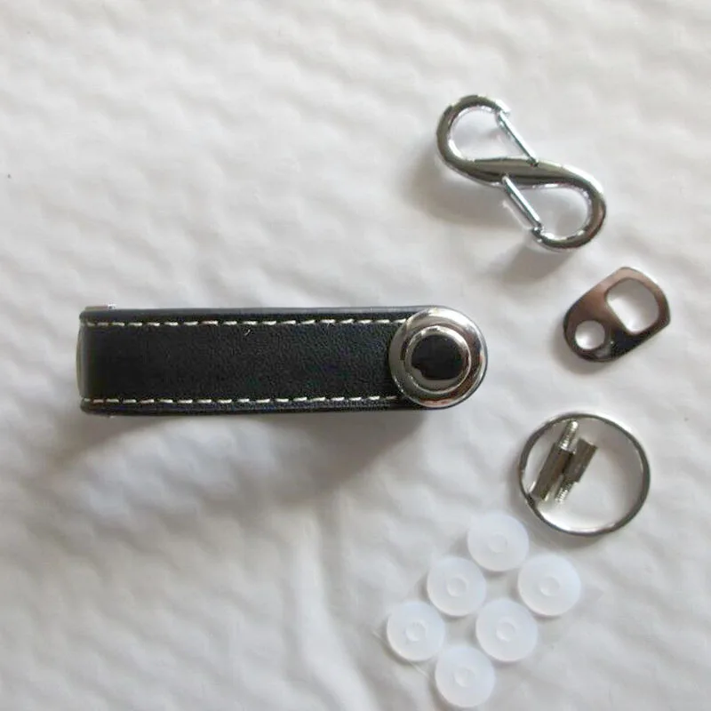 سيارة مفتاح كيس مزموم حافظة المحفظة حامل سلسلة مفتاح المحفظة حلقة المنظم الذكية الجلود المفاتيح جامع مدبرة المنزل EDC مفتاح الجيب