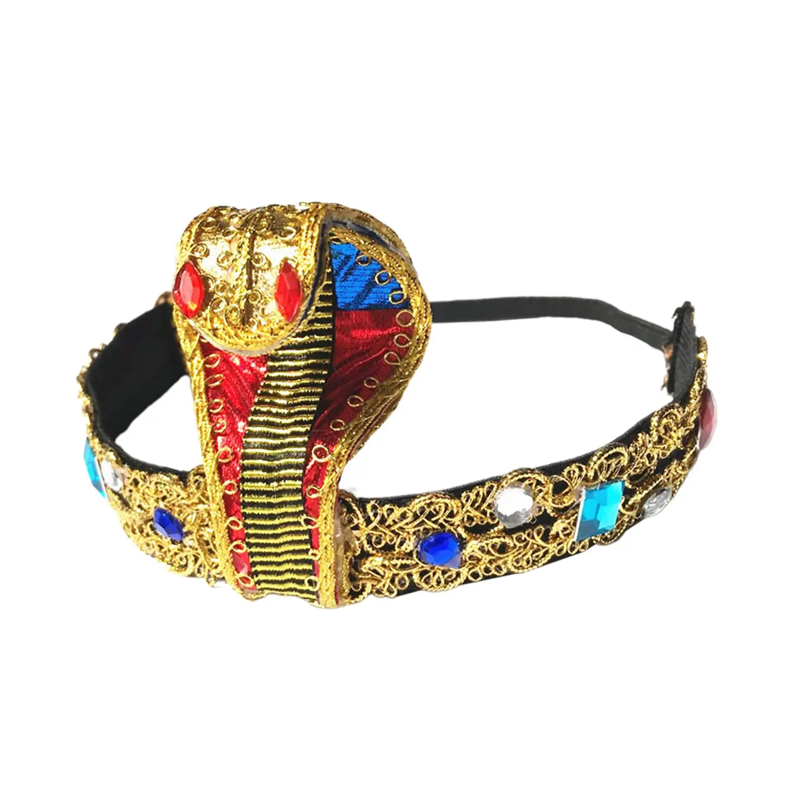 Novely Egypt Queen Headdress Stylish Theme Costume Egyptian Gift Crown Snake Headdress for Wedding Event Prom Festival Ladies