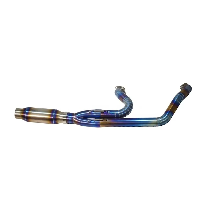 2018-Later HD Softail LowRider ST/Street Bob/Fat Boy/Breakout Motorcycle Titanium Exhaust Pipe System New Alloy 2-into-1