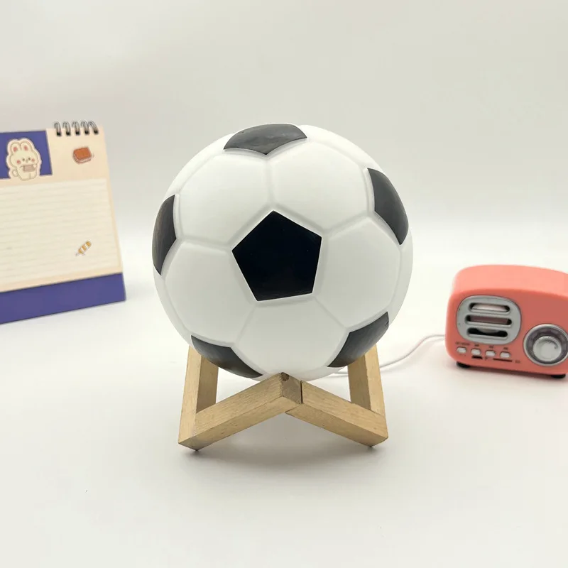 

Internet celebrity small table lamp football matte table lamp to give boyfriend gifts night lamp creative decoration