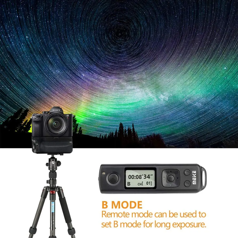 Meike MK-A7RIV PRO Vertical Battery Grip with 2.4G wireless remote control for Sony A7RIV A7IV A9II A7SIII Mirrorless Camera