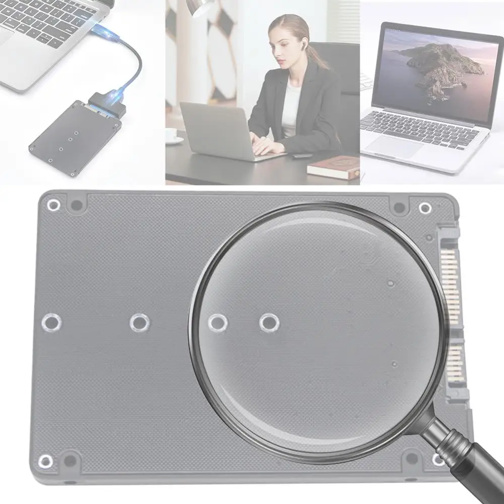 

M.2 SSD Case mSATA to USB Adapter mSATA Enclosure M.2 NGFF mSATA SSD To SATA 3.0 Adapter Riser Board M.2 Box Cable For Laptop