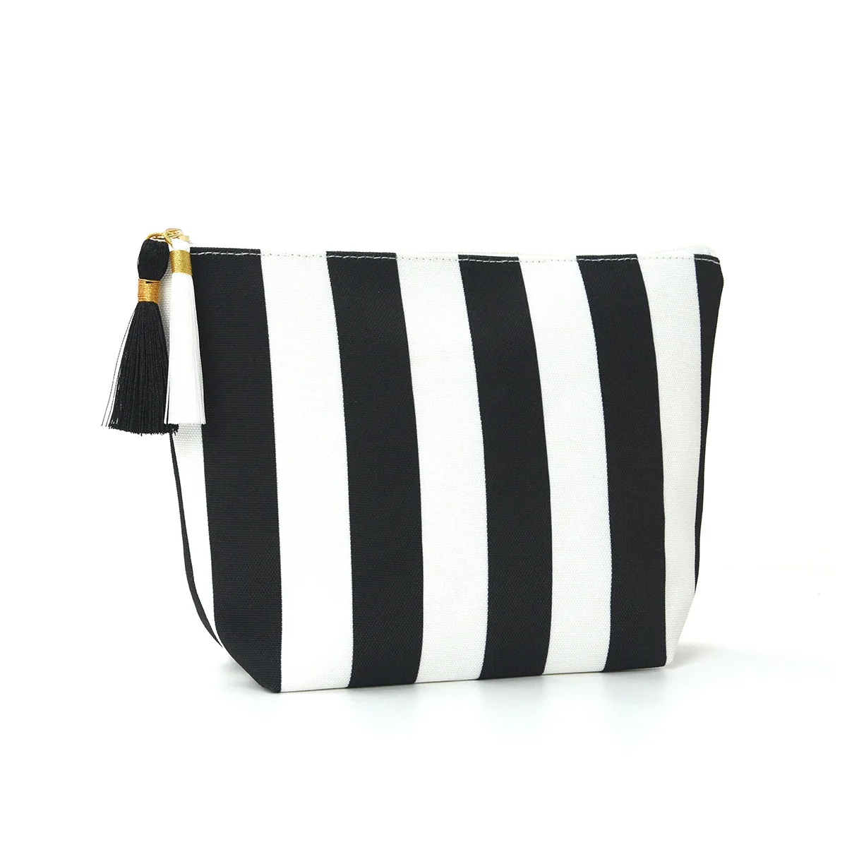 3pcs Makeup Bags Women Corduroy Striped Pillow Shaped Light Protable Travel Cosmetic Bag With Tassel