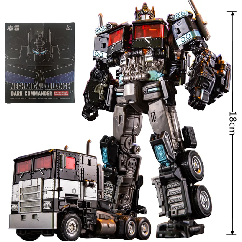 Transformations-Spielzeugroboter Auto aus Legierung und Kunststoff YS04A Optimu Prim Actionfigur Anime-Filmreihe Geburtstagsgeschenk