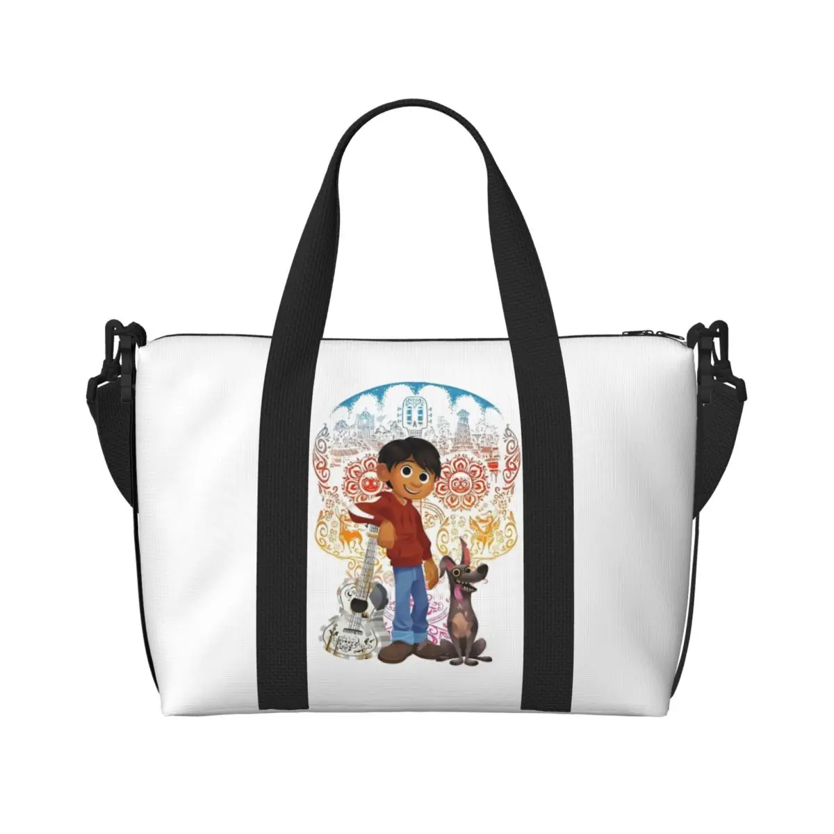 

Пляжная большая сумка Coco на заказ для женщин, очень большие сумки для спортзала Carry On Miguel Travel Shopping Bags