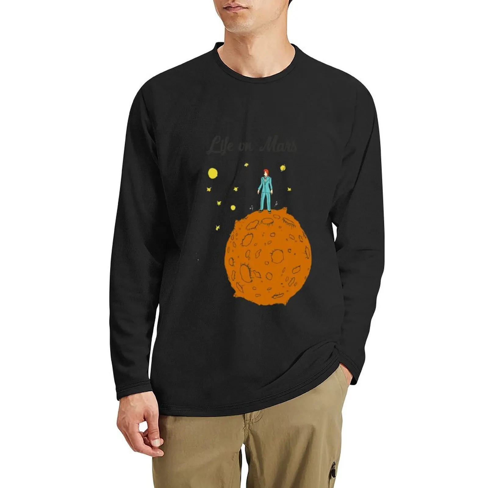 

Life on Mars Long T-Shirt heavyweight t shirts sweat shirts kawaii clothes korean fashion mens t shirt