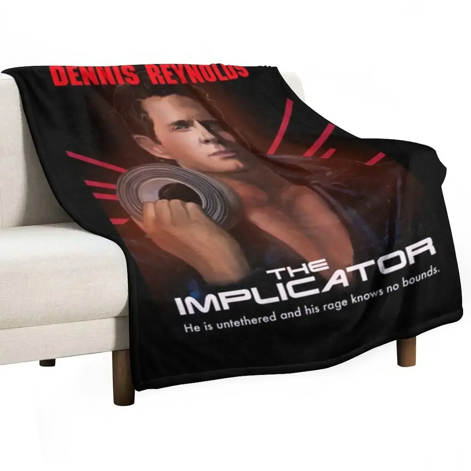 dennis reynolds Throw Blanket Heavy wednesday Hairy Thins warm winter Moving Blankets