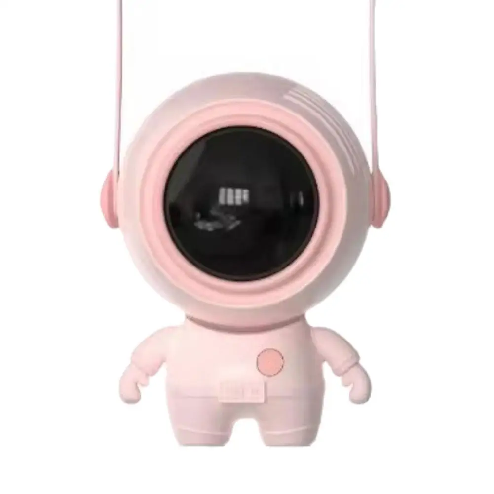 Portable Fan Astronaut Quiet Small USB Rechargeable Dormitory Office Mini Outdoor Neck Supply Fan Student Fan A7O4