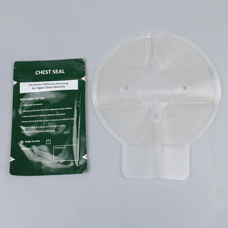 1pc selo de peito médico ventilado para resgate norte-americano ferida bandagem de emergência acessórios de primeiros socorros rápido hipfin selo de peito