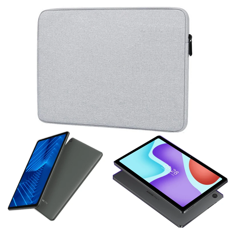 for ALLDOCUBE iPlay50 Mini iPlay40H Pro 30 20 kPad Smile1 X Game iWork GT Tablet Bag Waterproof Canvas Sleeve NoScratch Zip Pouc