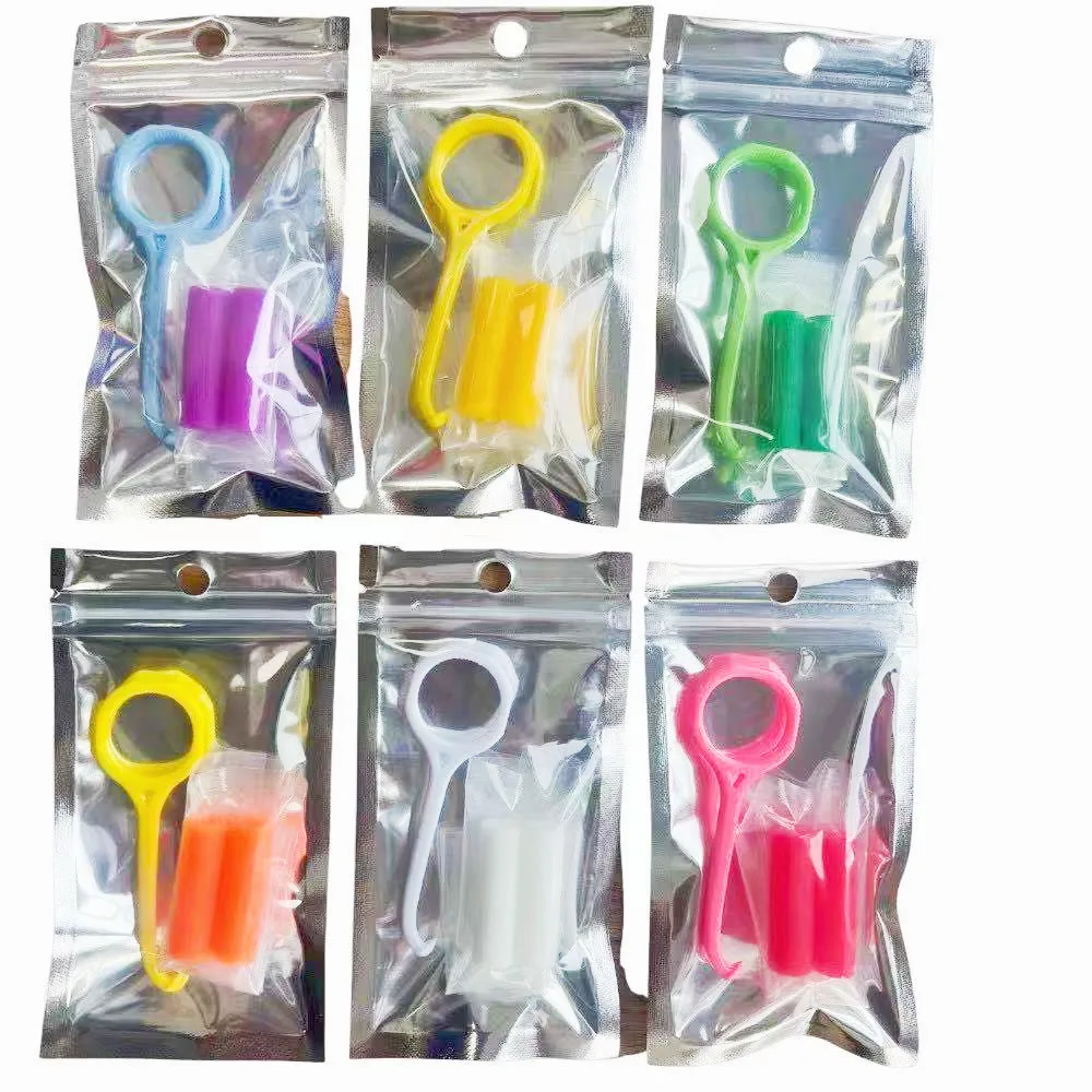 50 pack Dental Aligner Chewies Tray Invisible Braces Remover Take off Tool Colorful