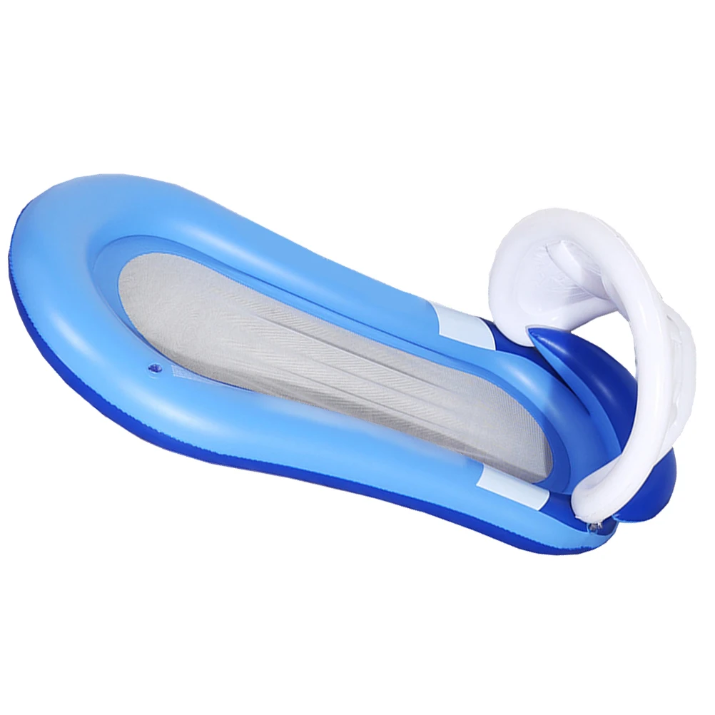 Aufblasbarer Schuppen, Sonnenschutz, schwimmendes Bett, PVC-Liege, Schwimmbad, Überlebenswasser-Hängematte, aufblasbare schwimmende Reihe mit Schirmschuppen