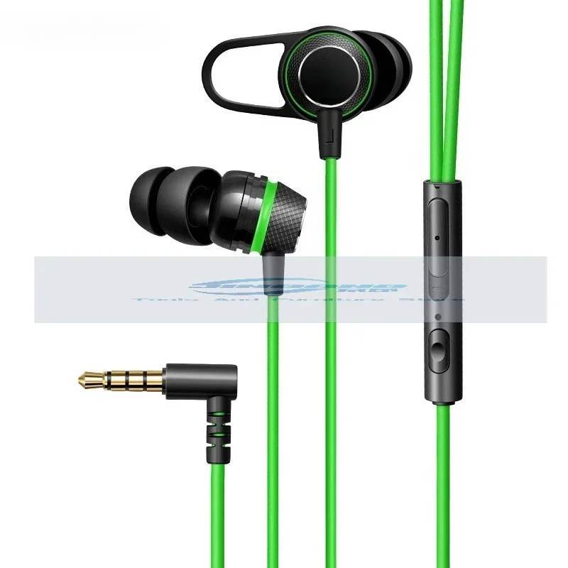 

Game headset wired e-sports special chicken in-ear desktop computer round hole with wheat black shark 5 mobile phone typec