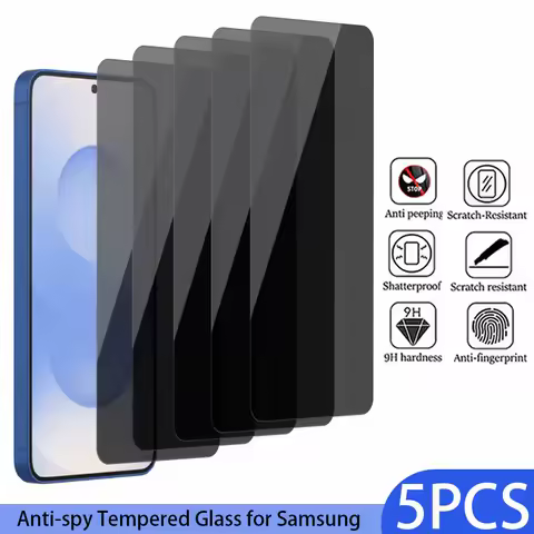 5PCS Anti-spy Screen Protector for Samsung A54 A34 A14 A23 A33 A73 5G Privacy Glass for Samsung A52S A13 A22 A32 A12 S21 FE 5G