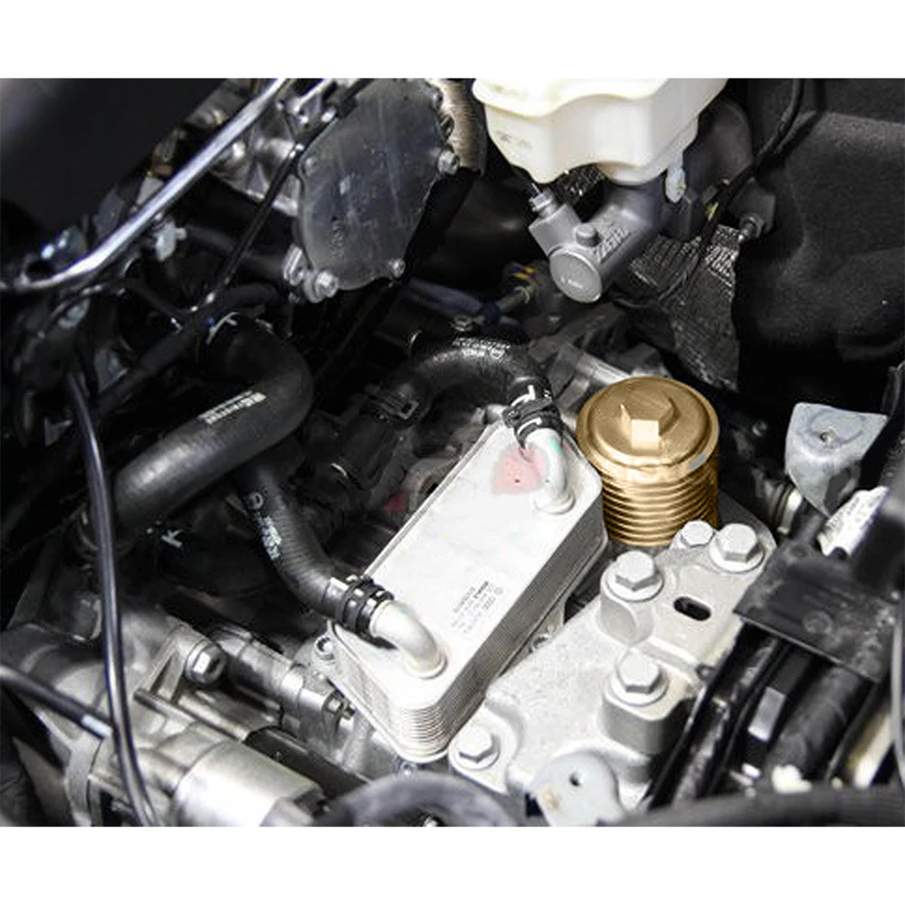 Oil Filter Forged Aluminum Alloy Cover Oil Filter Housing For Vw N20 N26 N52 N54 N55 B48 B58 Ea888