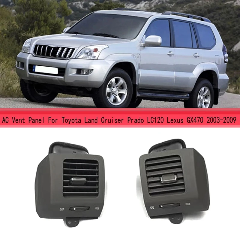 

Dashboard Air Vent Outlet For Toyota Land Cruiser Prado 120 Lexus GX470 03-09 Air Conditioning Conditioner Grille