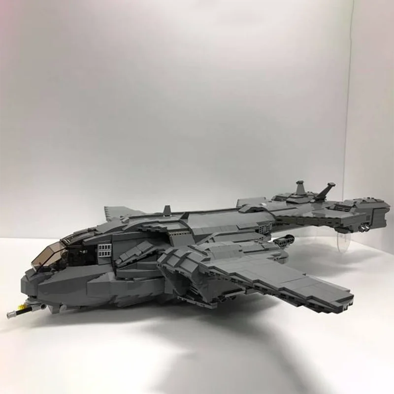 3703 Pcs Halo Pelican Dropship UNSC Transport Gunship Custom MOC diy Education Model Building Blocks Birthday Toys Gift