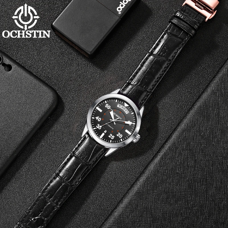 OCHSTIN Luxury Top Brand Original Automatic Mechanical Watch Men\'s Waterproof Automatic Watch Calendar Display Men\'s Gift