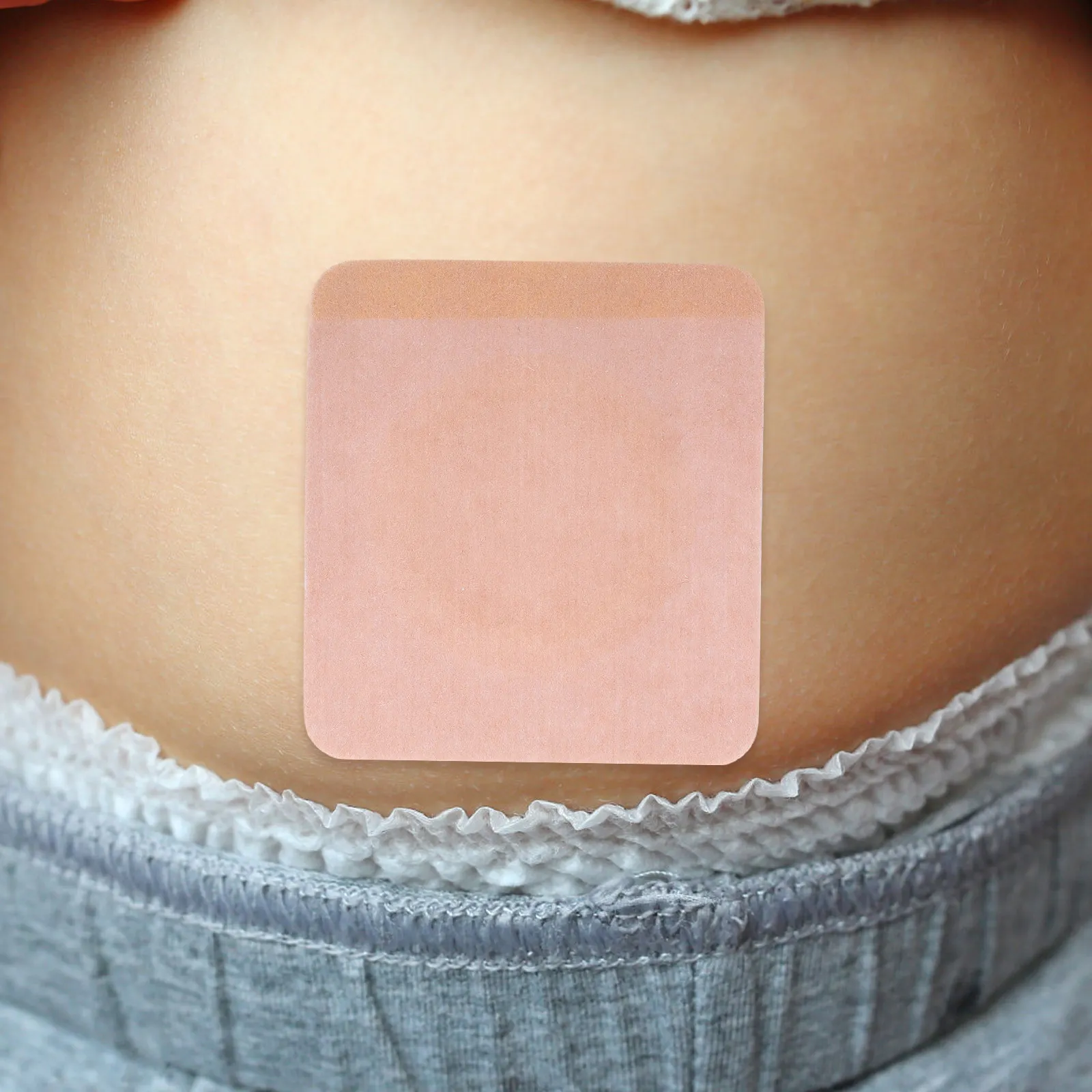 

50Pcs Herbal Acupoint Patches Breathable Nonwoven Baby Belly Button Patches for Kids Comfortable Adhesive Patch for Neck