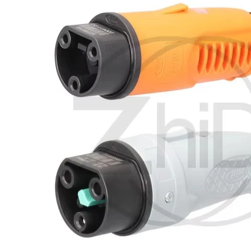 EV Charging Gun Bracket with Cable, 16A/32A Sightseeing Patrol Car Charger Plug Holder