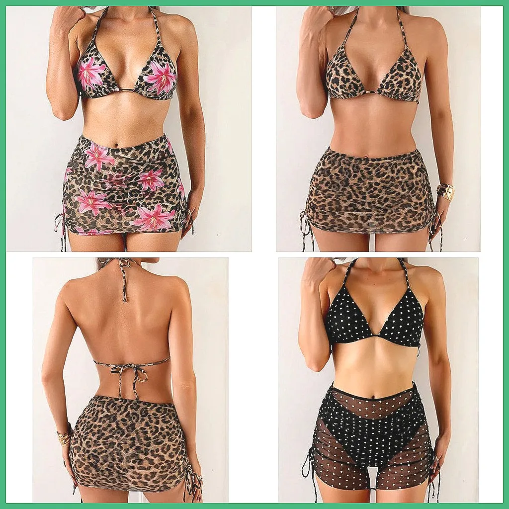 

Sexy Brazilian Bikini Set 3-Piece Women's Swimwear 2026 Summer Beach Bathing Suits