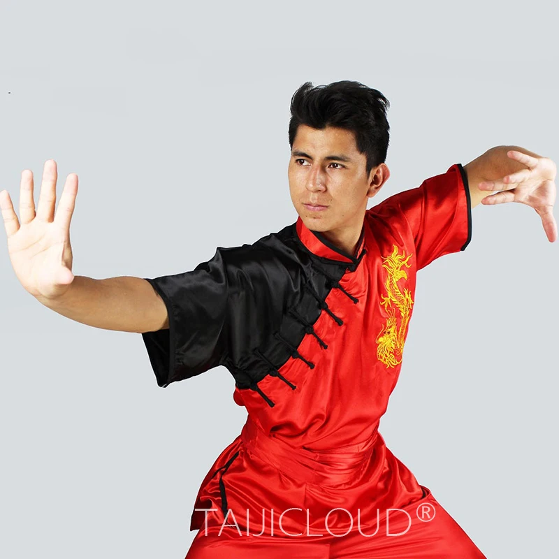 

Silk Martial Arts Tai Chi Kung Fu Training Suit for Performance & Competition (Men/Women)