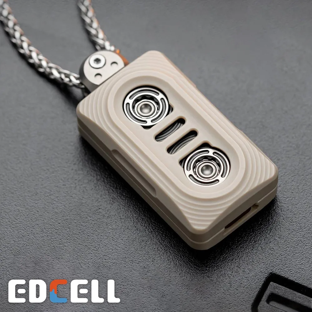EDCELL Tapedrive PEEK Fidget Slider Mechanical Magnet Linkage Necklace Pendant Push Slider Stress Relief Toy