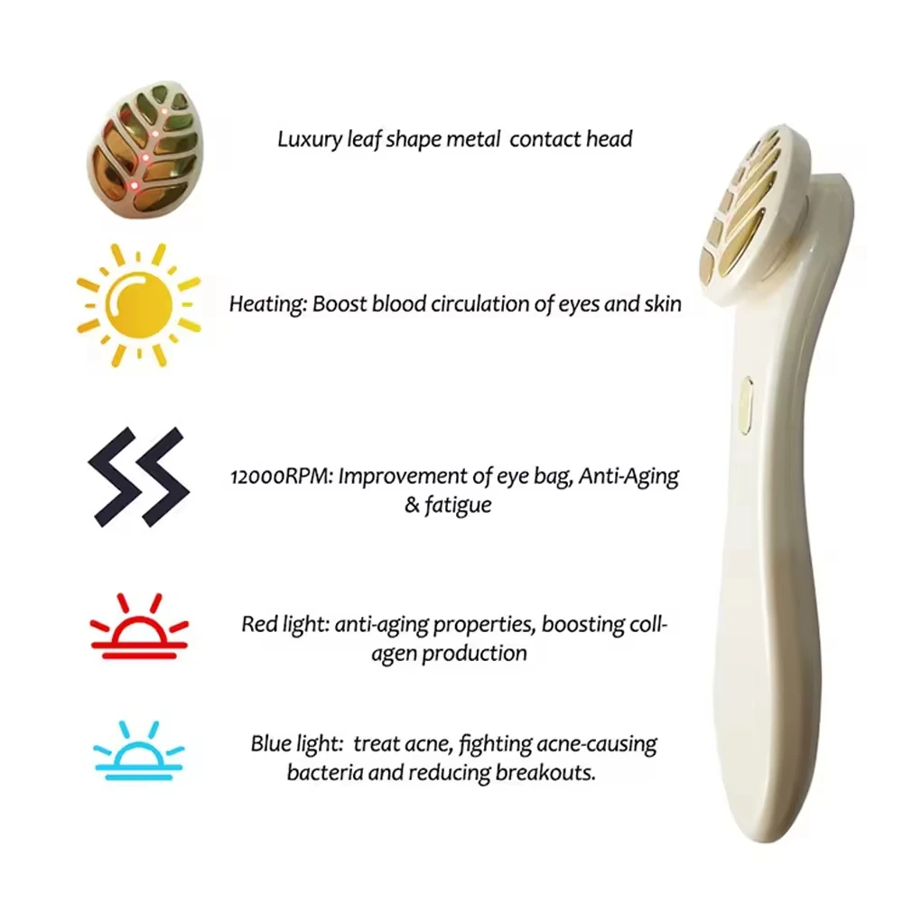 

Customizable Eye Massage Pen Delay Aging Safe and Efficient Massage Anti-aging Eye Pen EMS Instrument With Golden