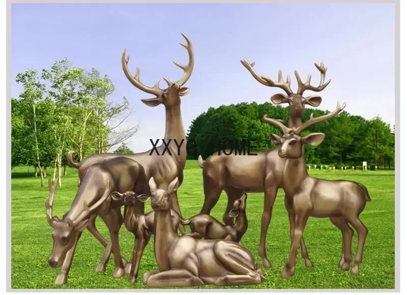 Sculptuur Hotel Park Tuin Decoratie Huis Hars Geluksdier Vloer Ornamenten