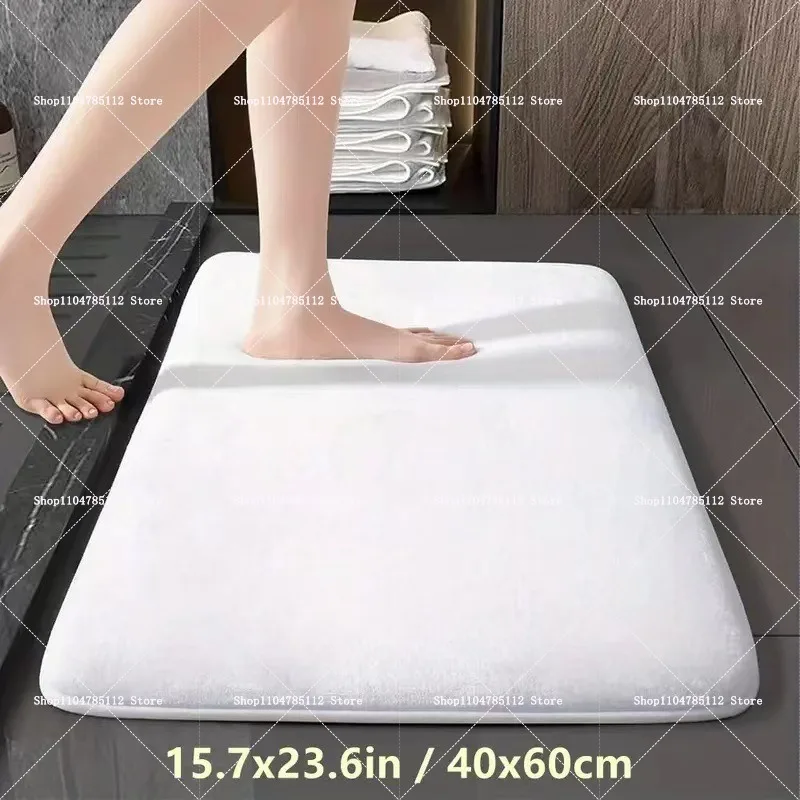 My Neighbor Totoro Flannel Floor Mat Water-Absorbent Quick-Drying Floors Pad Cute Cartoon Print Bathroom Decorative Entrance Mat view 2