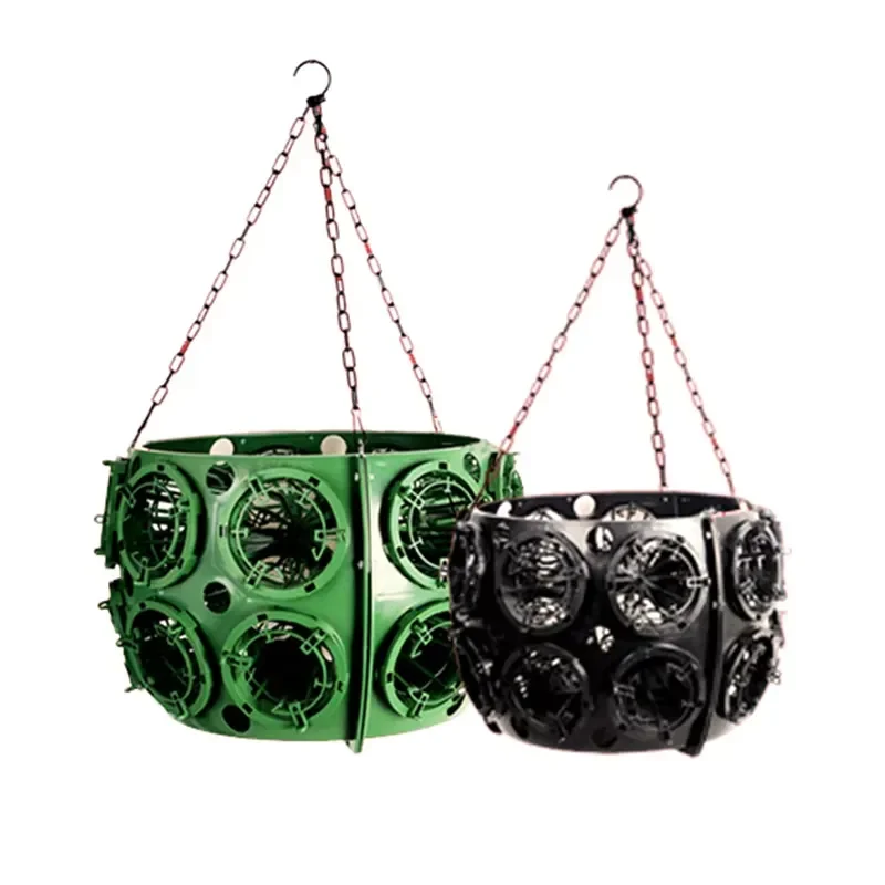 High Quality Vertical Garden Green Hanging Basket for Flowers