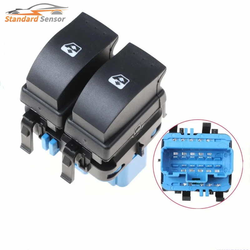 

8200107772 10Pin Electric Power Window Switch Glass Lifter Button For RENAULT MEGANE II 1.5 dCi 2005-2008