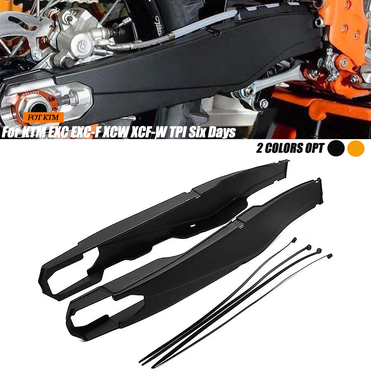 

NEW Motorcycle For KTM EXC EXCF Swingarm Guard Protector Swing Arm Protection Cover EXC-F XCW XCFW 150 250 350 450 500 2012-2022