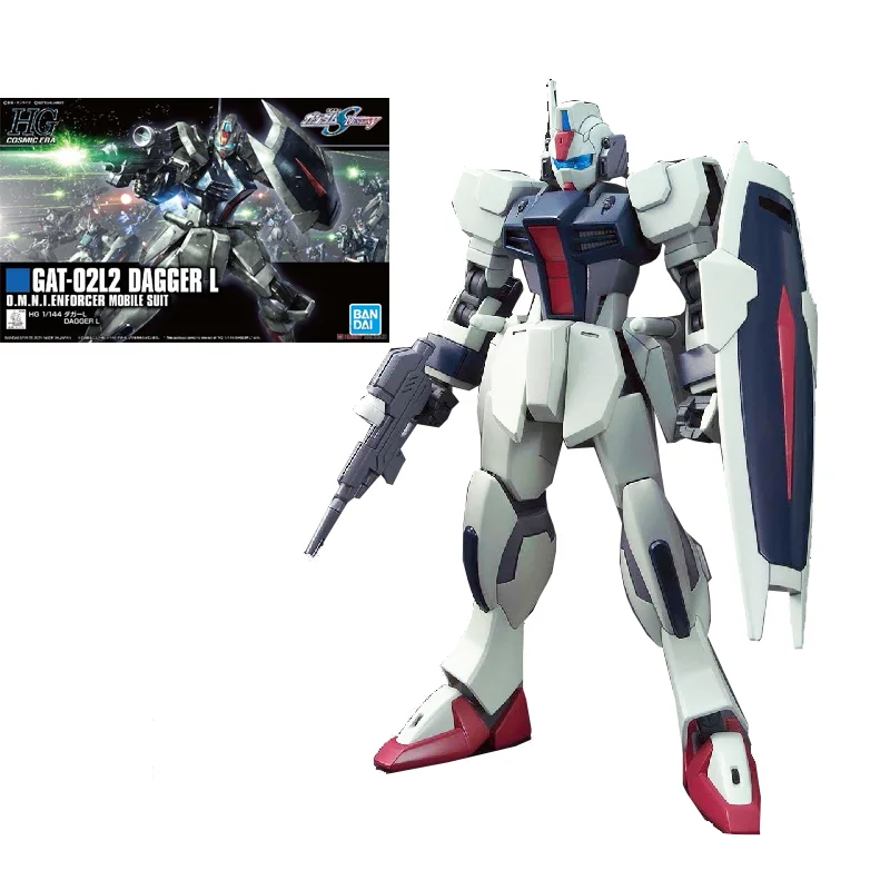 

Original Genuine Gundam Model Kit Anime Figure HGCE 1/144 GAT-02L2 Dagger L Strike Gunpla Anime Action Figure Toys For Children