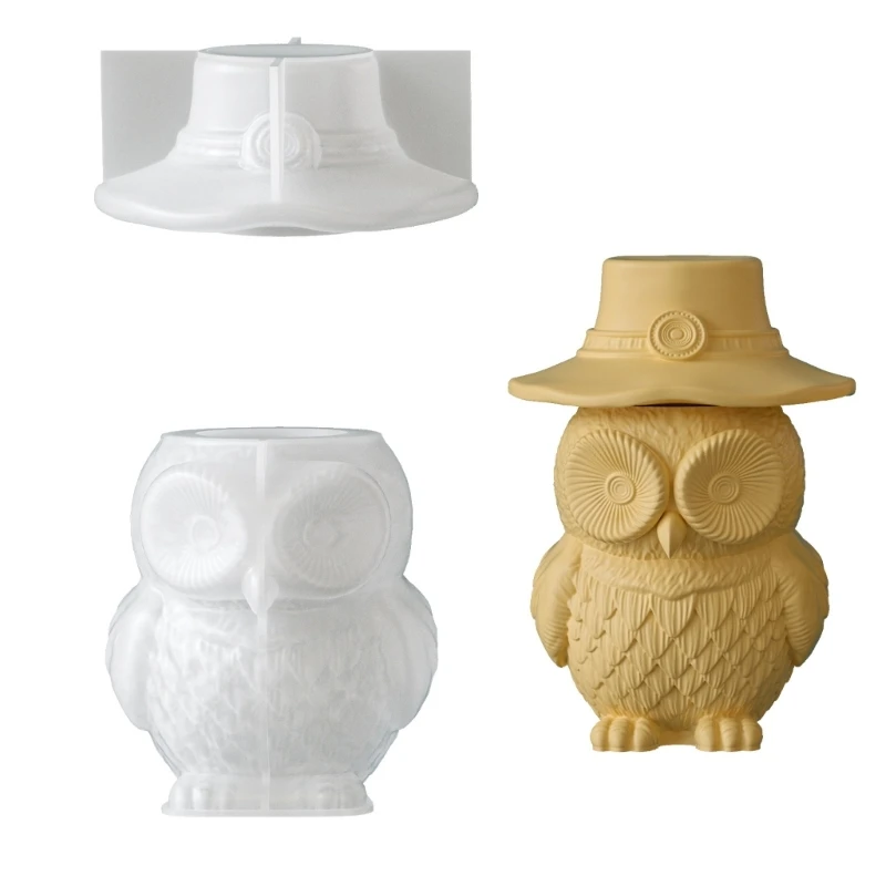 Storage Jar Mold for DIY Casting, Silicone Mold with Body and Lid Design for Resin Crafts, Plaster Ornament and 55KA
