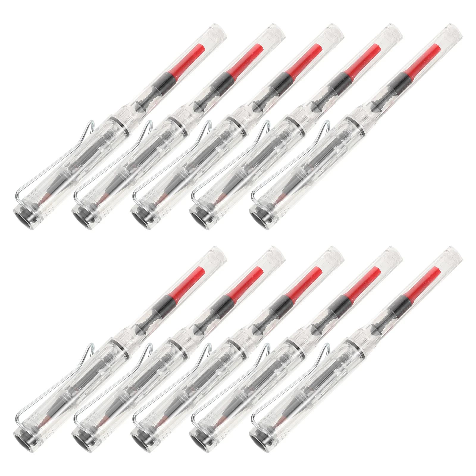 10Pcs Fountain Brush Pen Calligraphy Soft Tip Refillable Design for Traditional Chinese Writing Sketching Drawing Ink Brush Pen