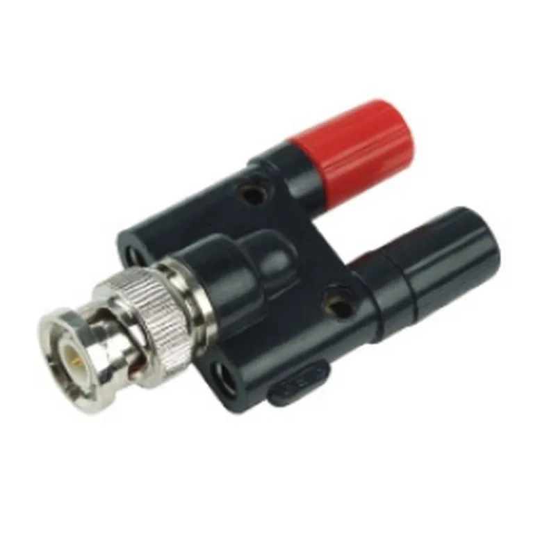 Ad4246 Bnc Male To Double 4mm Stackable Binding Post Adaptor