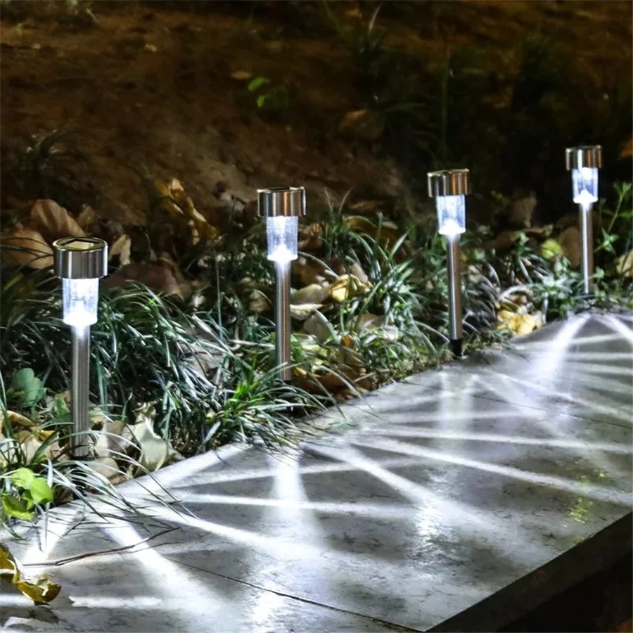 

New Led Solar Garden Light Outdoor 10pcs Solar Power Lanterns Waterproof Landscape Patio Decoration For Pathway Yard Lawn Lamps