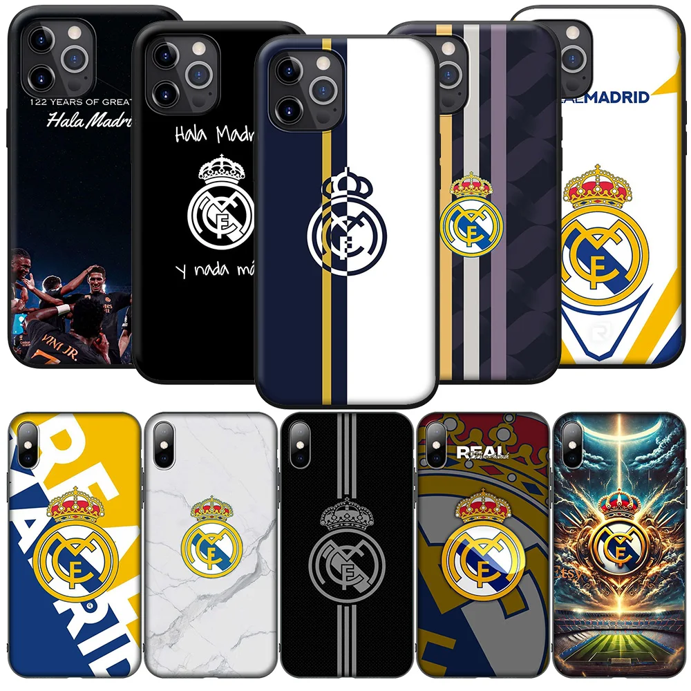 R-Real M-Madrid Phone Soft Case for Xiaomi Redmi A3X A3 13C 13 Note 13 12 Pro Pro+